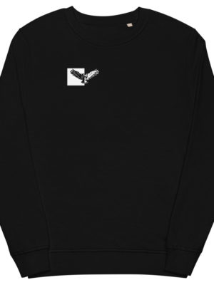Unisex organic sweatshirt (white logo)